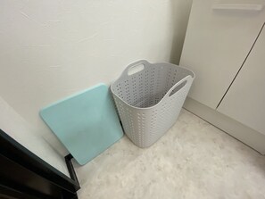 Private Vacation Home | Bathroom | Separate bathtub and shower, hair dryer, slippers, electronic bidet - Kyo Yado Inari (Kyoto)