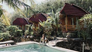 Konaklama yerinin ön cephesi