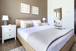 2 bedrooms, laptop workspace, iron/ironing board, WiFi