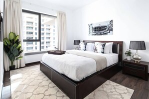 2 bedrooms, laptop workspace, iron/ironing board, WiFi