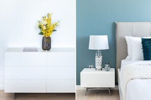 2 chambres, espace de travail pour ordinateur portable