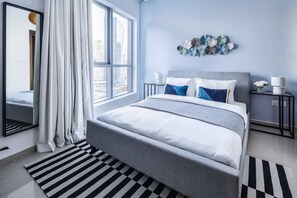 1 bedroom, laptop workspace, iron/ironing board, WiFi