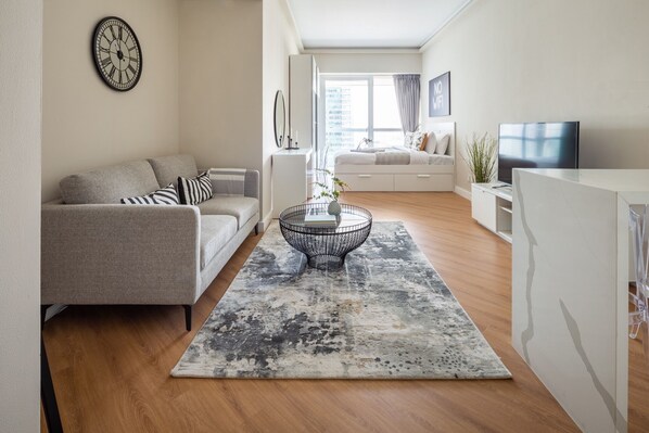 Vinnuaðstaða fyrir fartölvur, straujárn/strauborð, þráðlaus nettenging