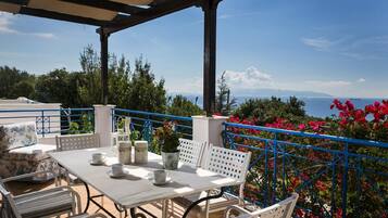 Vila, 3 kamar tidur | Balkon