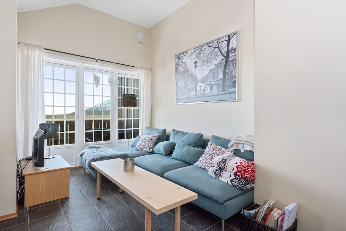 Departamento familiar, 2 habitaciones, para no fumadores, junto a la pista de ski | Ropa de cama hipoalergénica, wifi gratis y decoración personalizada