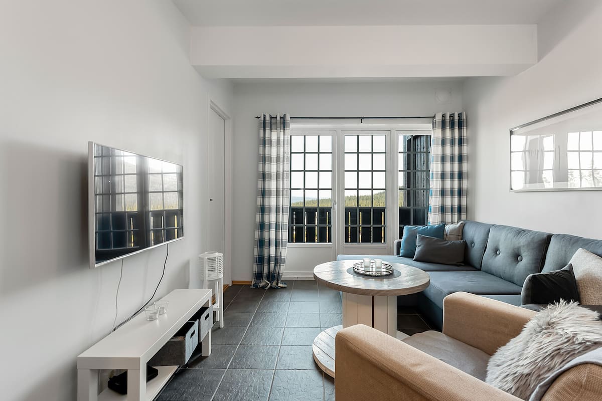 Departamento familiar, 2 habitaciones, para no fumadores, junto a la pista de ski | Ropa de cama hipoalergénica, wifi gratis y decoración personalizada
