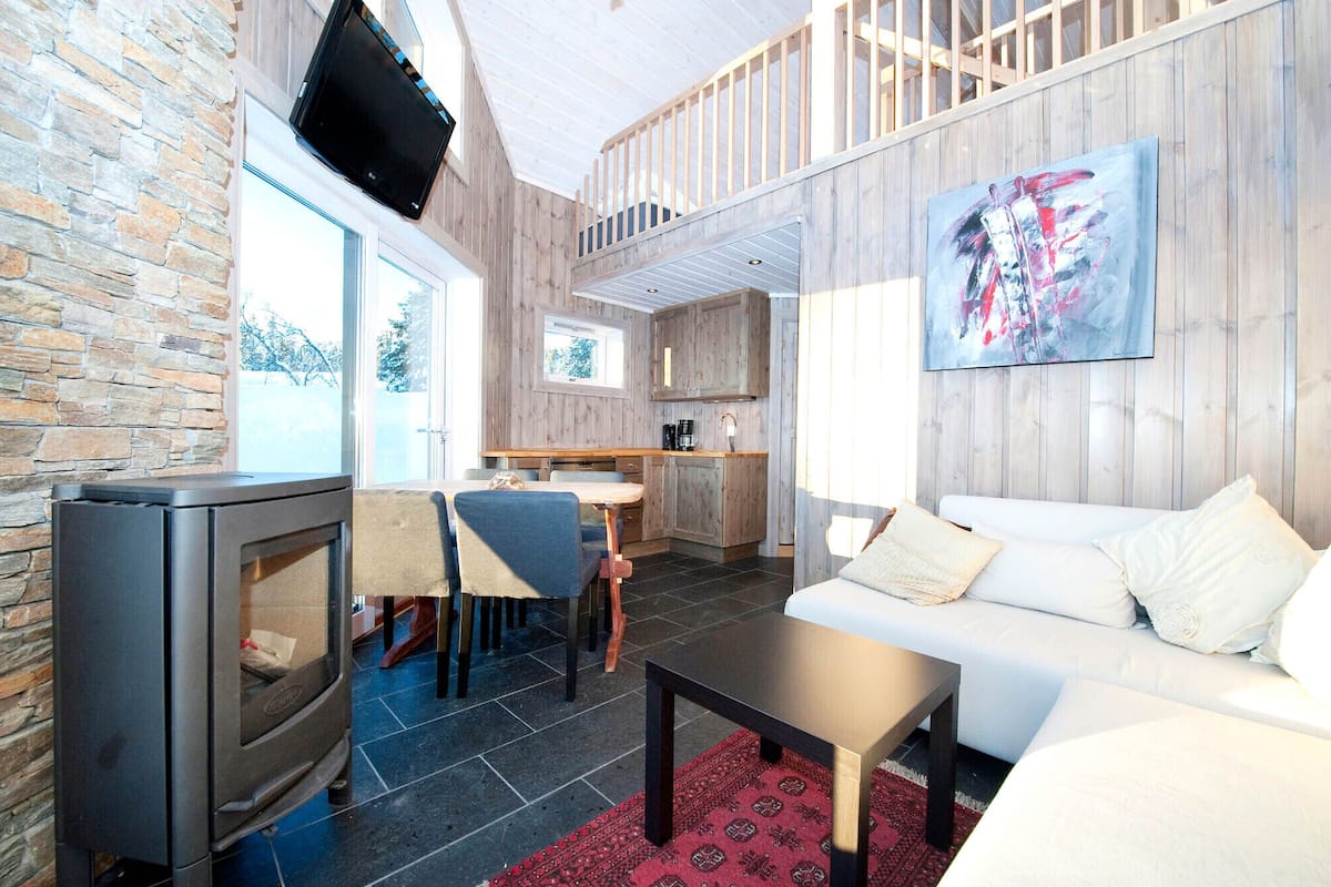 Cabaña familiar, 1 habitación, para no fumadores, junto a la pista de ski | Ropa de cama hipoalergénica, wifi gratis y decoración personalizada