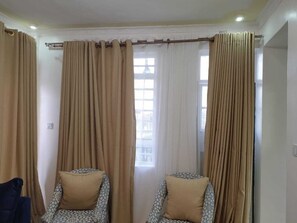 Exclusive Apartment | Living room | TV - Nakuru Finest Apartment (Nakuru)
