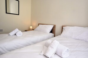 2 bedrooms, iron/ironing board, travel crib, WiFi