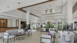 Siddeområde i lobbyen
