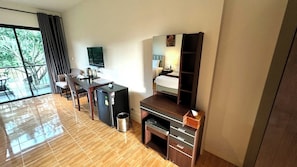 Standard Twin Room, River View | Minibar, in-room safe, desk, soundproofing