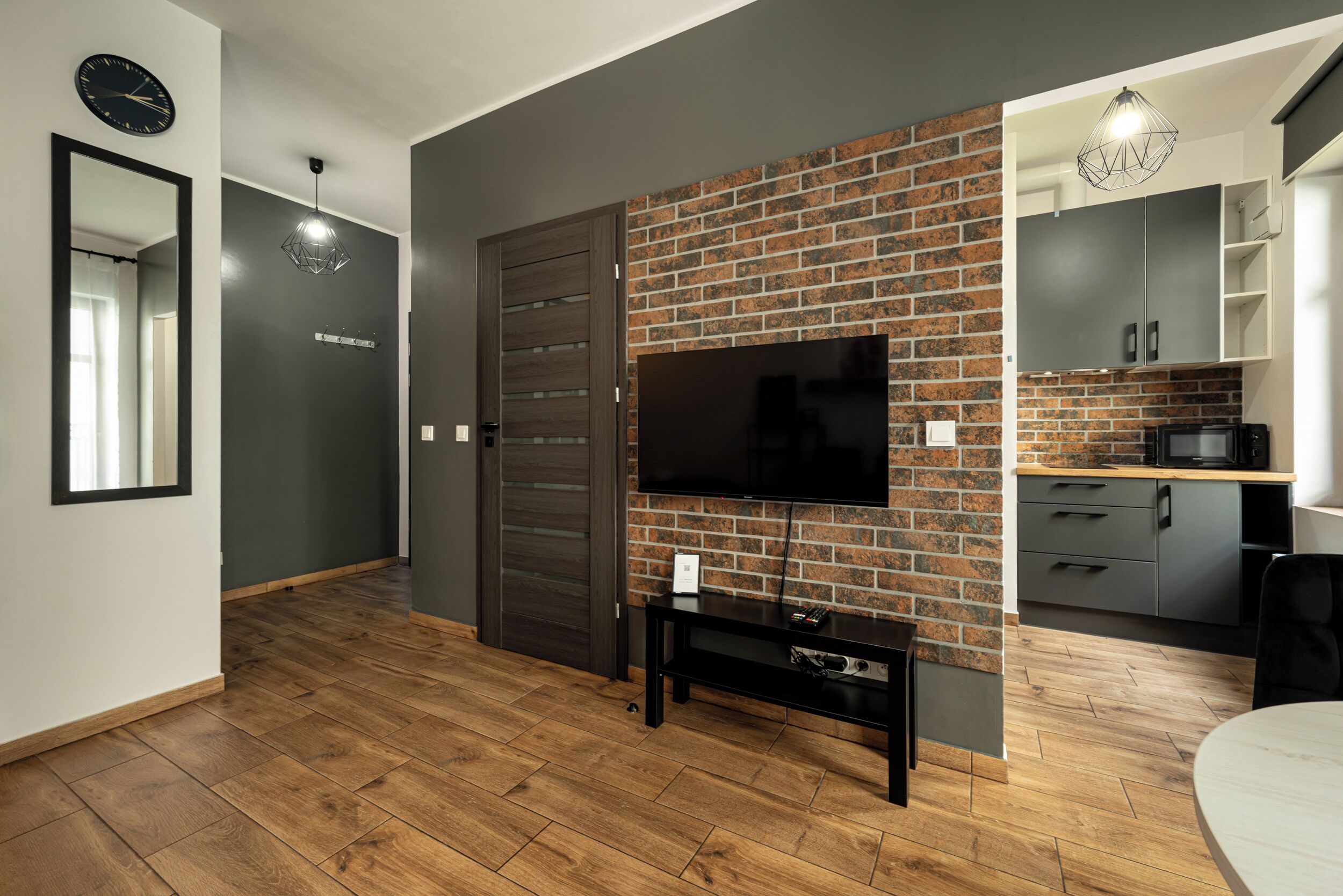 Studio | Bếp riêng | Tủ lạnh, lò vi sóng, bếp nấu, máy rửa bát 