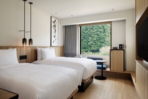 Standard Room, Multiple Beds | Down duvets, in-room safe, desk, blackout curtains - Fairfield by Marriott Tochigi Motegi (Motegi)