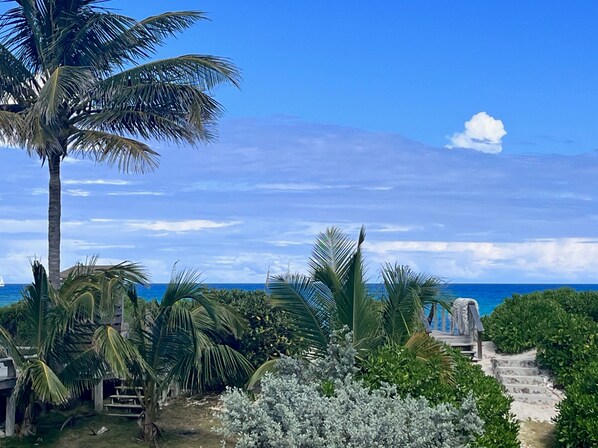 Blick von der Unterkunft