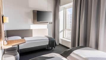 Dreibettzimmer | Kostenloses WLAN, Bettwäsche