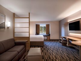 Suite, 1 Queen Bed, Non Smoking, Lakeside | Desk, laptop workspace, iron/ironing board, free WiFi