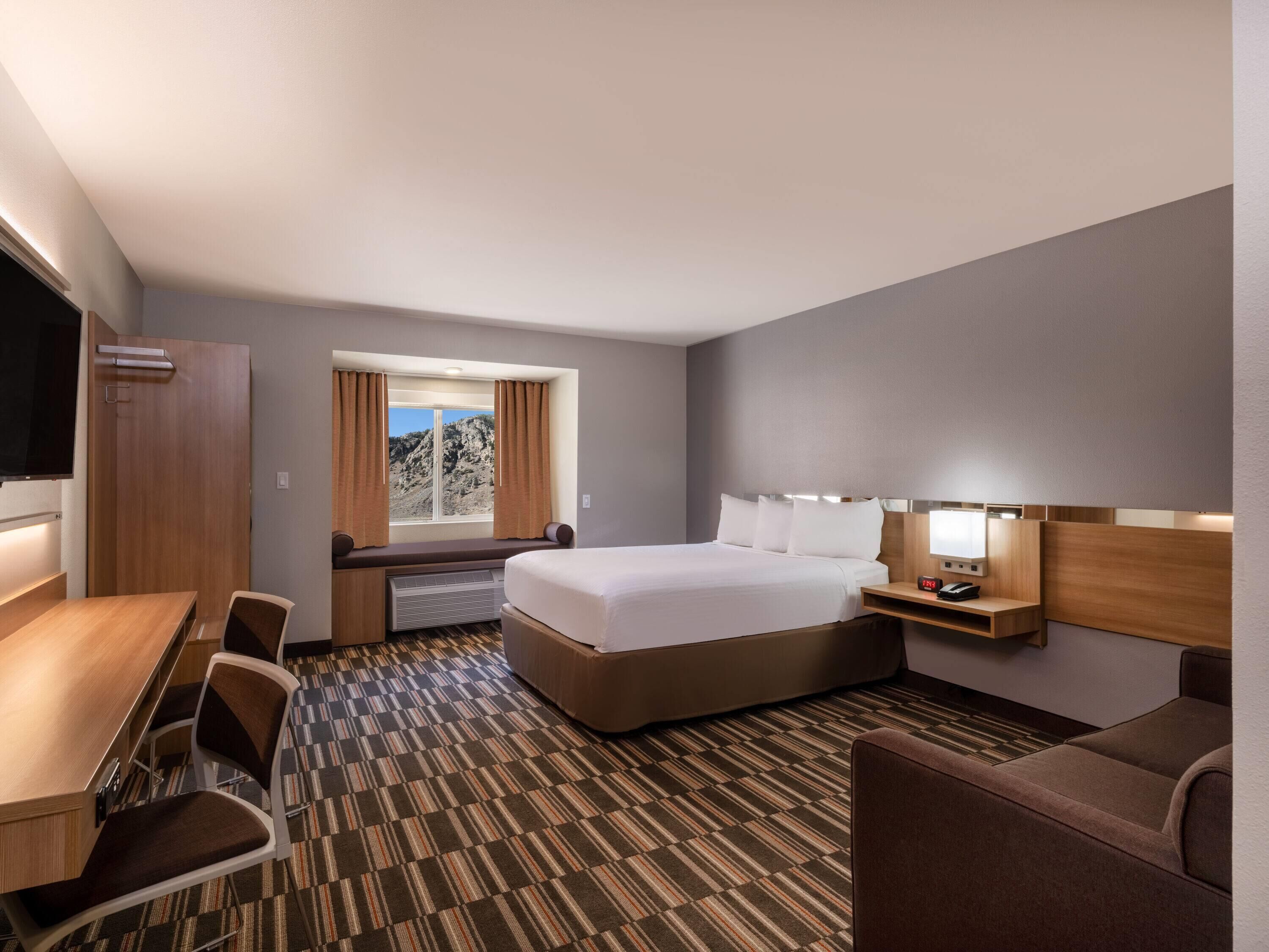 suite, 1 queen bed, accessible, non smoking (mobility/hearing impaired) | desk, laptop workspace, iron/ironing board, free wifi