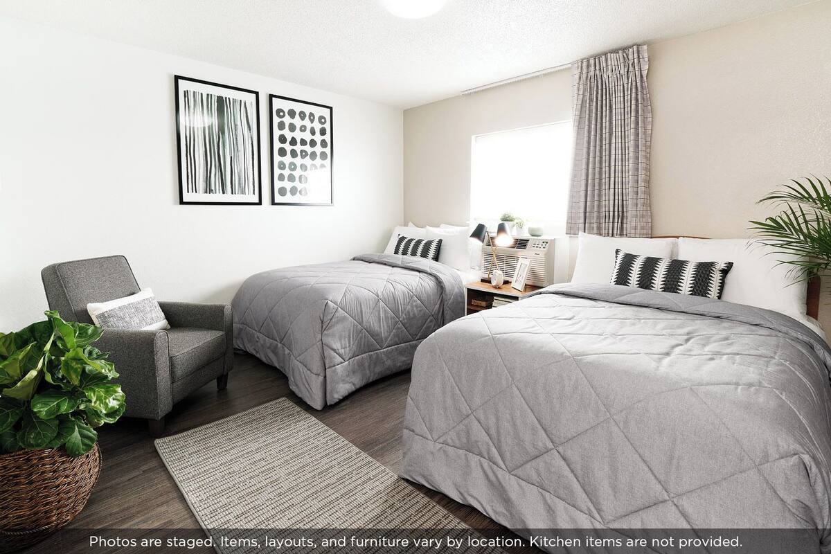 Premium Room, 2 Double Beds | Free WiFi, bed sheets