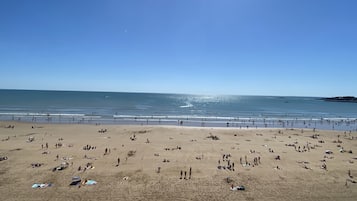 Vlak bij het strand