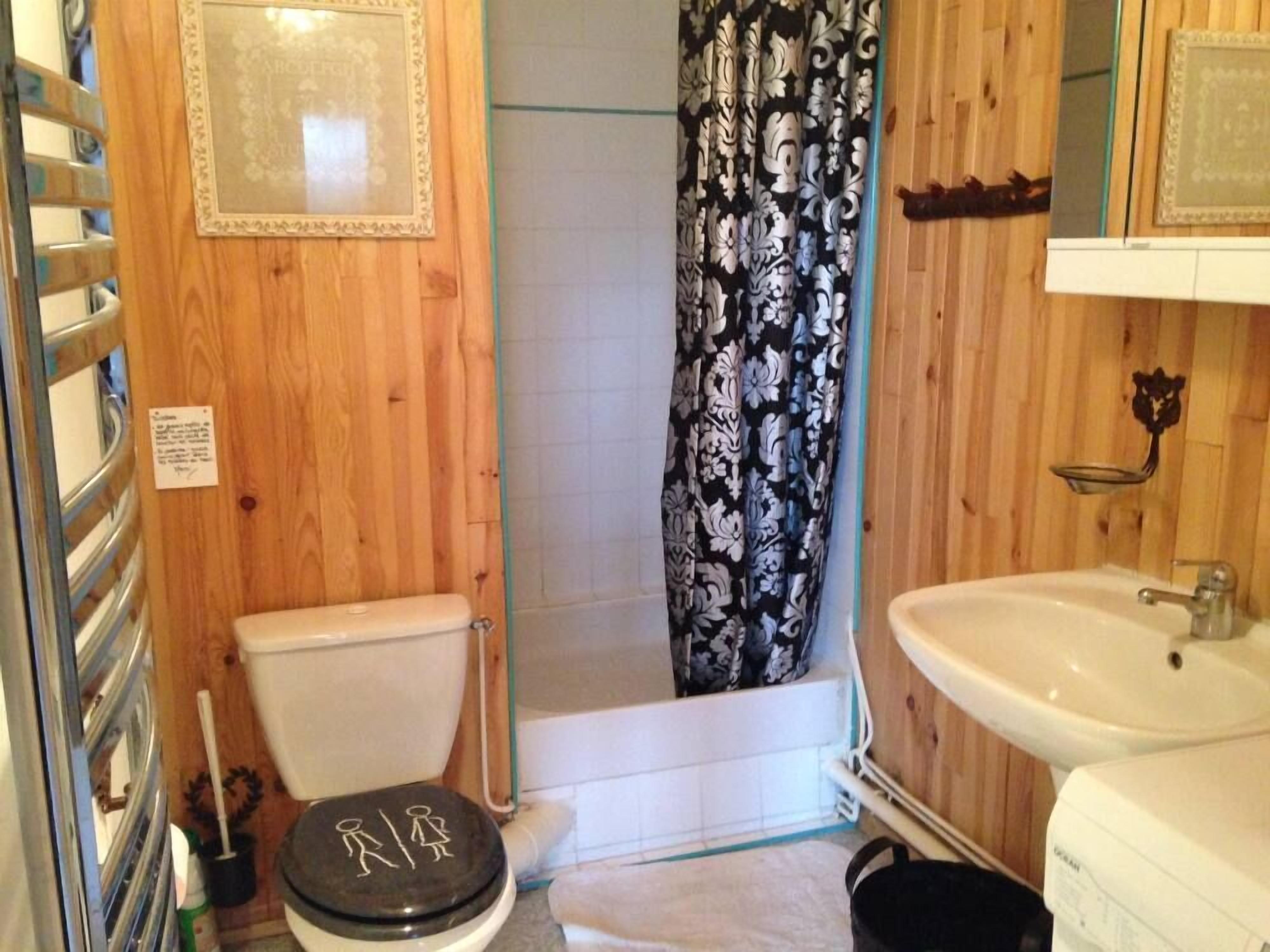 Een douche, een haardroger