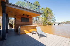 Property grounds - Lakefront Escape w/ Boathouse & Helipad – Your Ultimate Lake Gaston Getaway (Littleton)