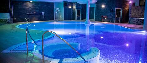 Indoor pool, outdoor pool