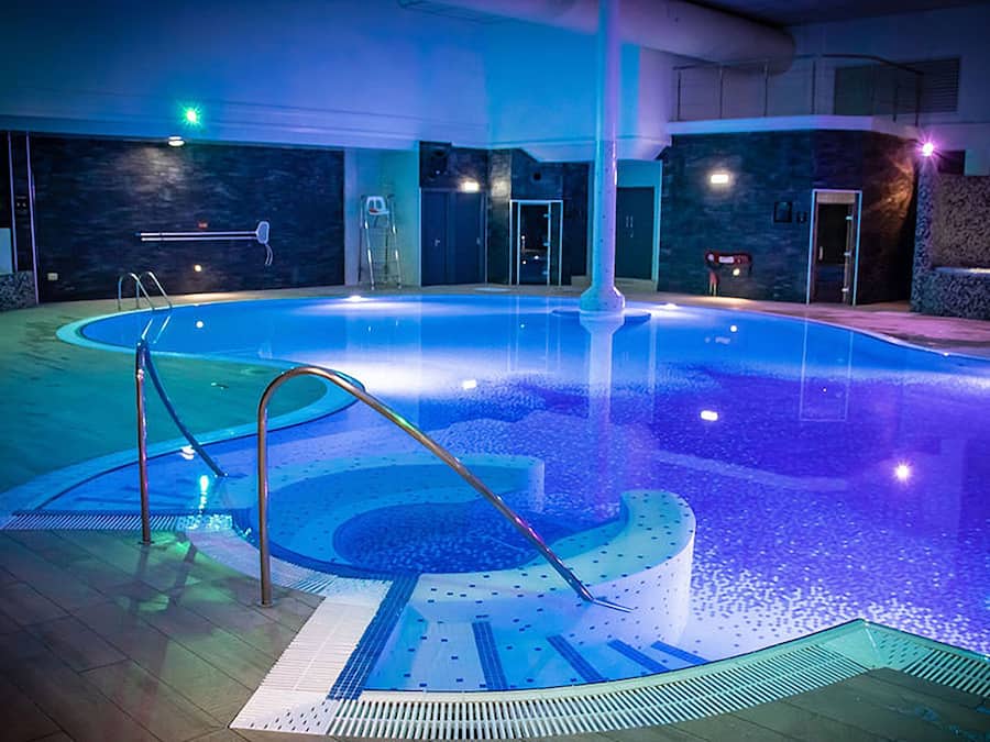 Indoor pool, outdoor pool