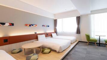 In-room safe, desk, laptop workspace, blackout curtains