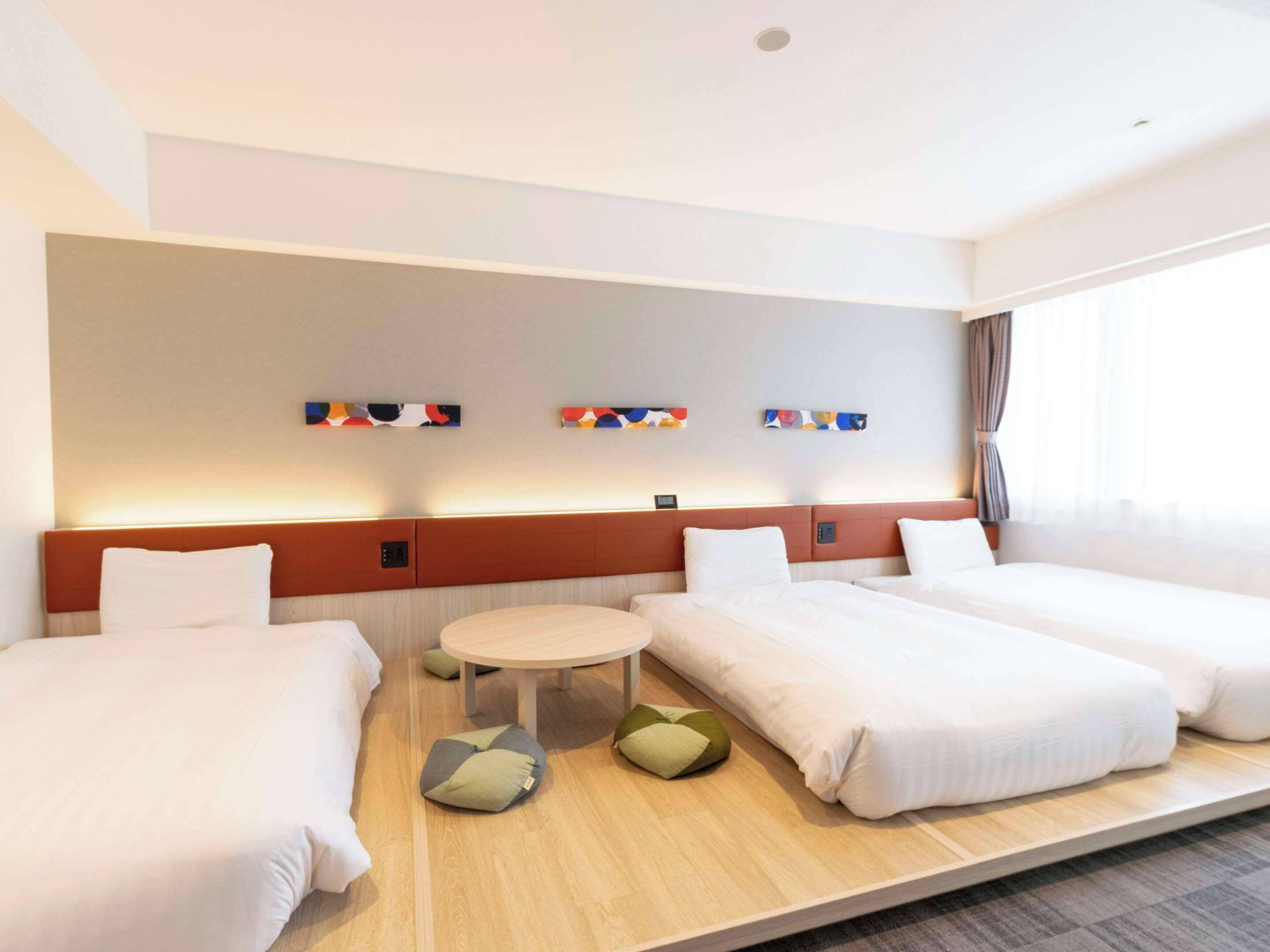 standard room, 3 single beds, non smoking | 1 bedroom, in-room safe, desk, laptop workspace