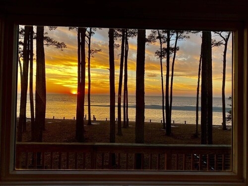 Luxury Beachfront  5 Bedroom, 3.5 Bath home with 200 ft. of PRIVATE BEACH!