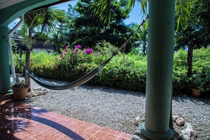 Terrace/patio - Spacious Patio & Garden, Steps to Samara Beach. Casa Cielo (samara)