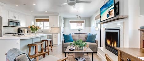 Smart TV, fireplace, offices