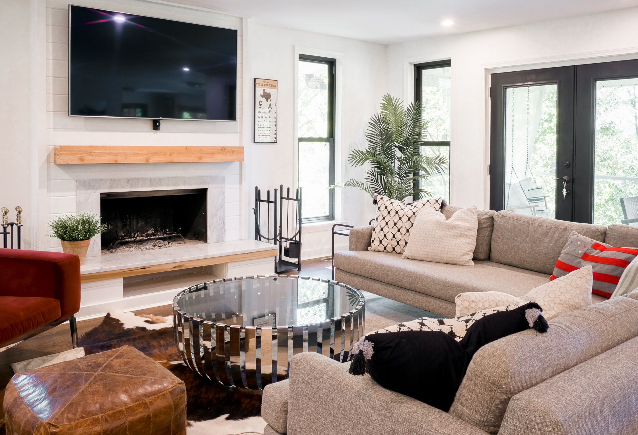 TV, books, music library