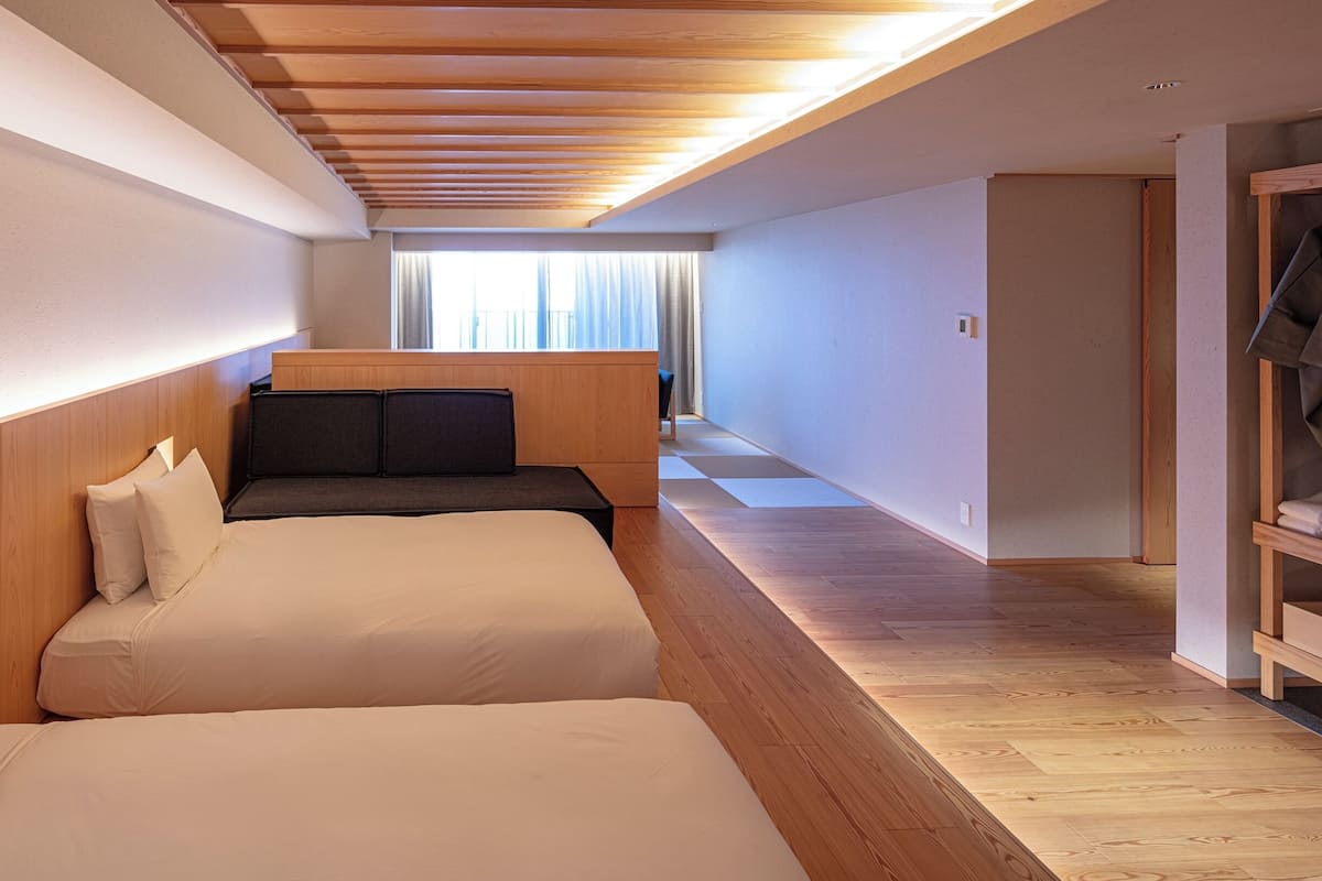 Premium Suite with Open-air Bath Non-Smoking | 客房内保险箱、免费 WiFi、床单