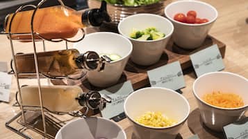 Daily buffet breakfast for a fee