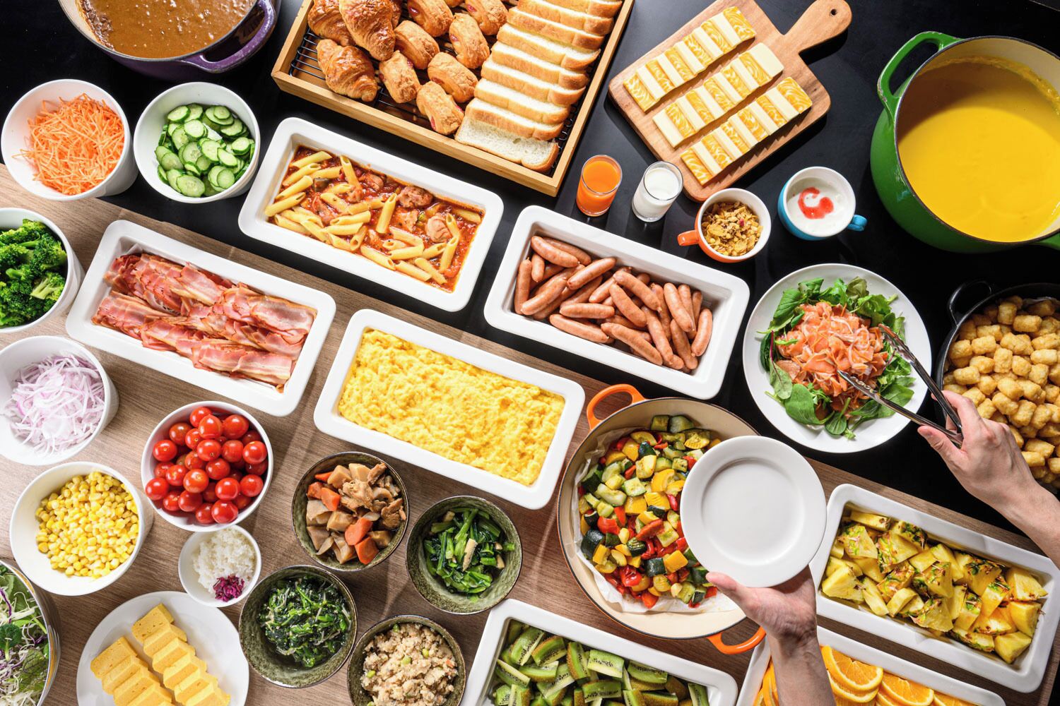 Petit déjeuner buffet