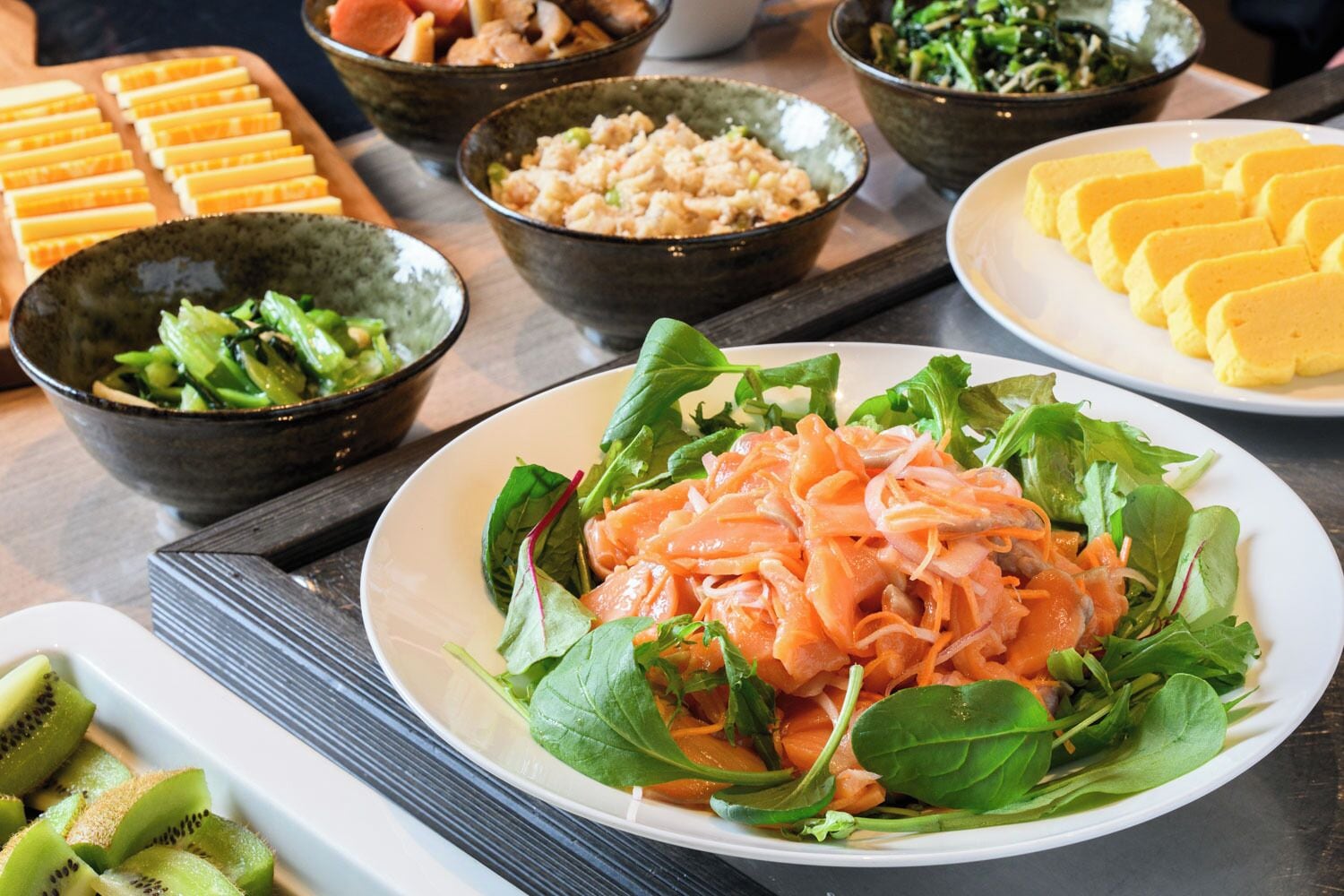 Petit déjeuner buffet servi tous les jours en supplément