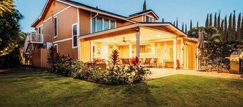 🌴 Spacious 4BR Kihei Retreat • Walk to Beach • A/C • Family Ready + Beach Gear