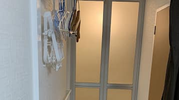Apartment | Bathroom | Separate tub and shower, hair dryer, slippers, electronic bidet