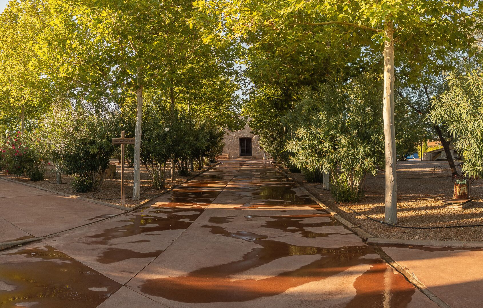 Enceinte de l’hébergement