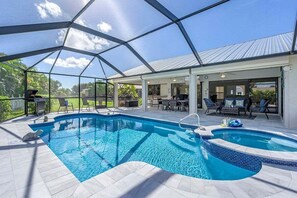 A heated pool - Tequila Sunrise - Off Water Home with Jacuzzi and (Cape Coral)