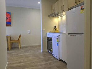 Fridge, microwave, dishwasher, coffee/tea maker - Stylish 2BRM DDA Wheelchair Access Apartment (Windsor)