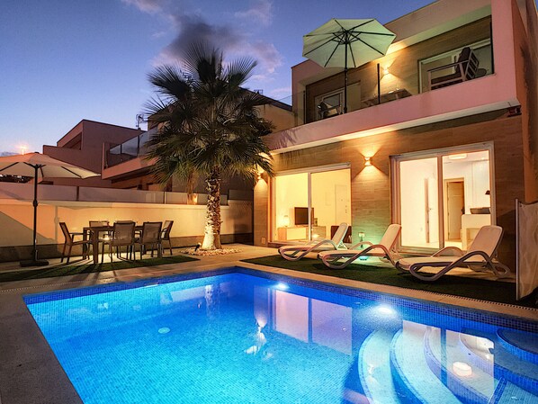 A heated pool - Villa Sol - San Pedro del Pinatar - 1710 (San Pedro del Pinatar)