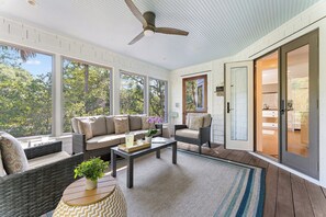 TV connectée, cheminée