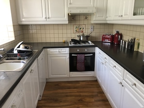 House | Private kitchen | Fridge, microwave, oven, stovetop