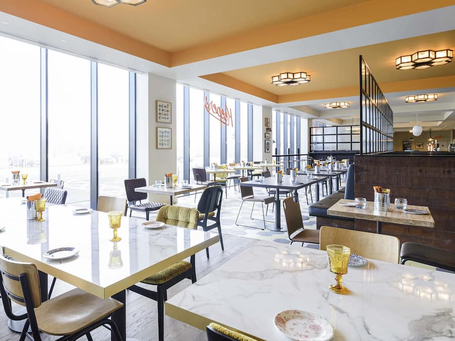 Café da manhã, almoço e jantar