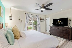 3 soverom, strykejern/-brett, reiseseng for barn og wi-fi