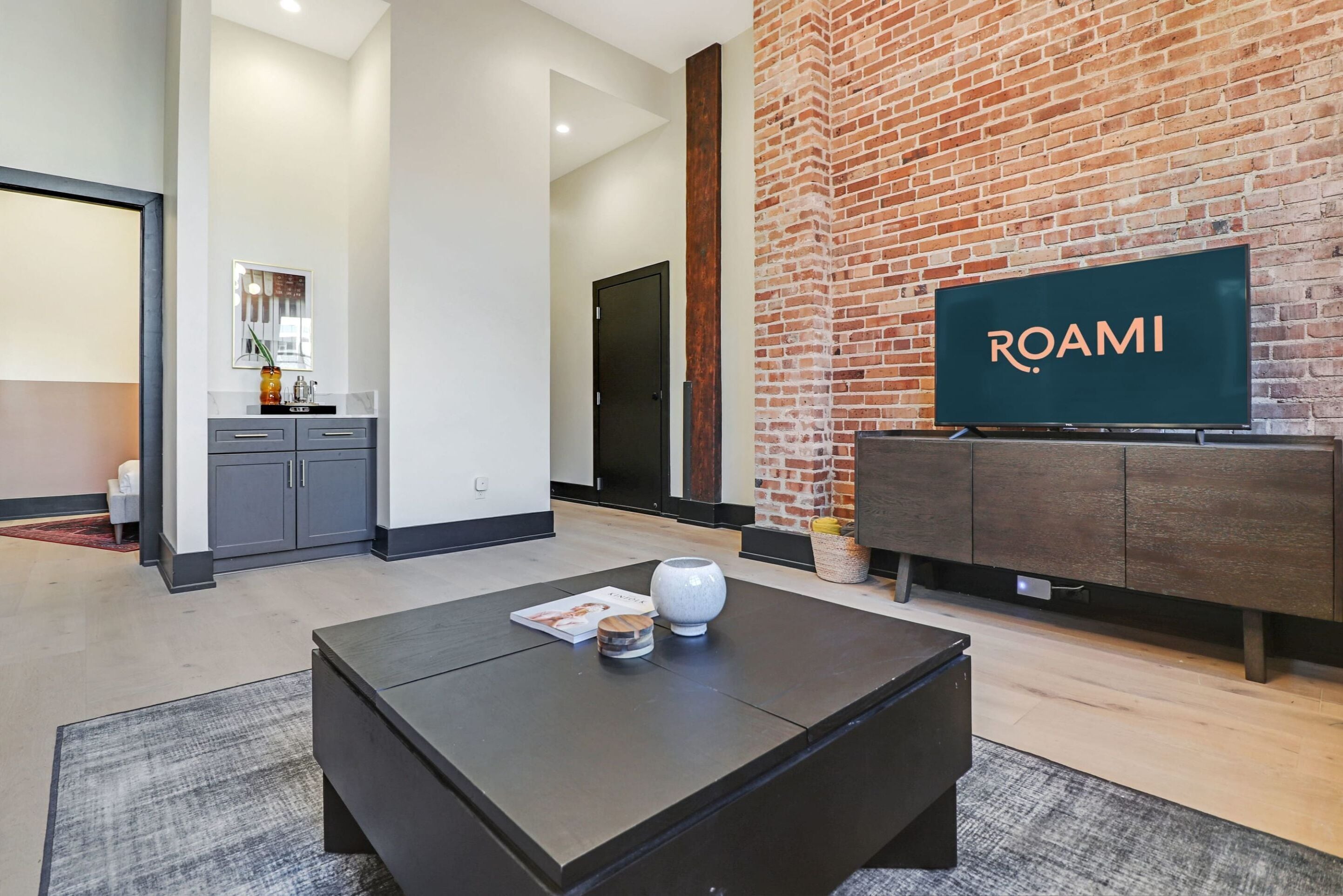 connecting five bed four bath apartment | living area | 42-inch smart tv with digital channels, tv, netflix