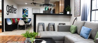 *Just off River Trail, Bikes, Fire Pit, Hot Tub*