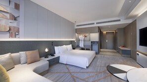 Chambre Standard, 1 très grand lit, accessible aux personnes à mobilité réduite
